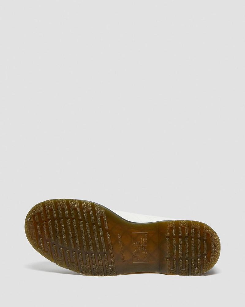 Dr Martens Church Smooth Lær Monkey Boots Herre Hvite | Norge 261SGL